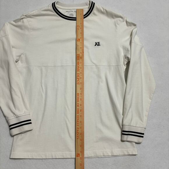 American Eagle Sweatshirt Men’s Size Large Crewneck Long Sleeve Logo Top NWOT - Picture 2 of 7